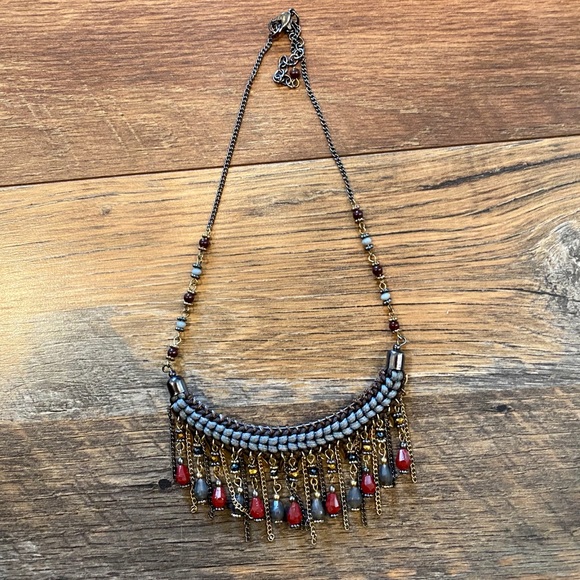 Trendy Boho Tribal Necklace - Picture 6 of 8